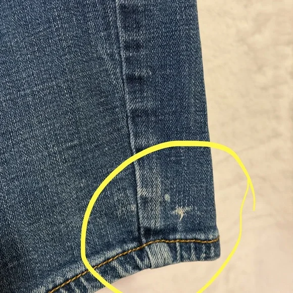 American Eagle Skinny Low Rise Jeans Womens 6 Blue Stretch Jeggings Skater Indie - Picture 5 of 12